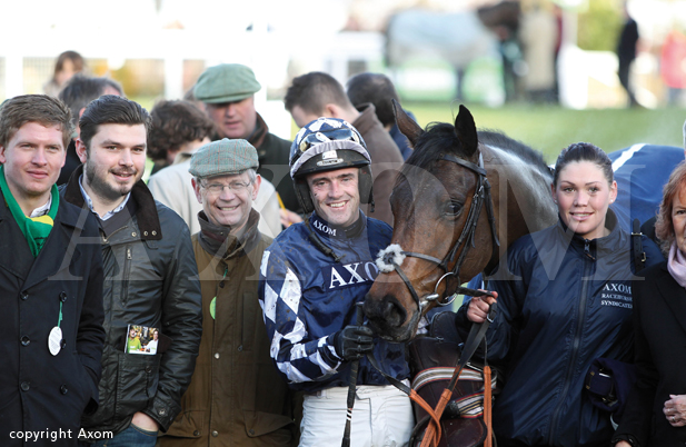 Owners with Far West and Ruby Walsh at Cheltenham